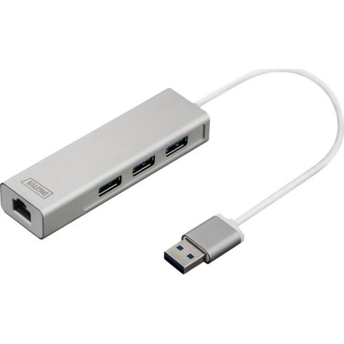 Digitus USB 3.0 3-Port Hub with Gigabit LAN (DA-70250-1)