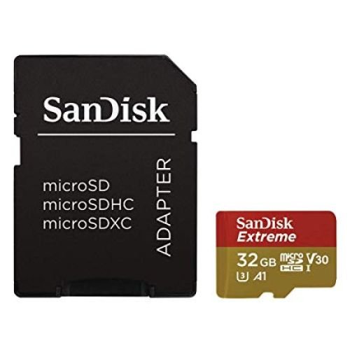 SanDisk Extreme 32 GB microSDHC, SD Card (SDSQXAF-032G-GN6MA)