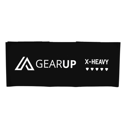 GEARUP Λάστιχα Αντίστασης Mini Bands (Μαύρο : 2000x15x0.7mm 25lbs)