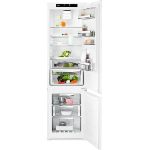 AEG SCB819E8TS Εντοιχιζόμενος Ψυγειοκαταψύκτης 274lt Υ189.4xΠ56xΒ55εκ. Λευκός