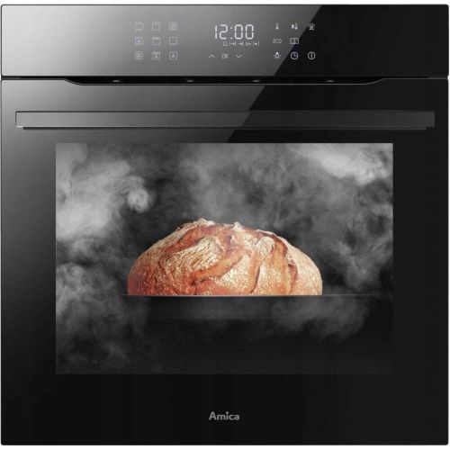 Φούρνος Άνω Πάγκου Amica ED97619VBA+ X-TYPE STEAM 77lt Α+ 59.5εκ με Ατμό Μαύρος