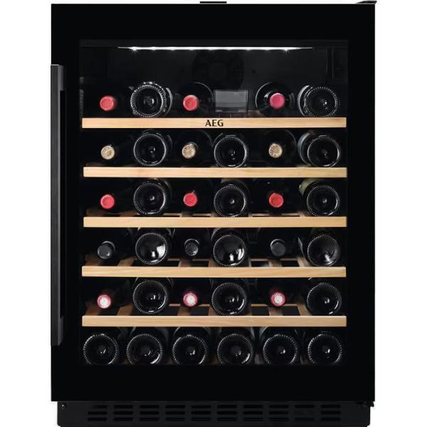 Συντηρητής Κρασιών Εντοιχιζόμενος AEG AWS4052B5B 52 Φιαλών, G (Υ82xΠ59,5xΒ56,5cm) Μαύρος Συντηρητής Κρασιών Εντοιχιζόμενος AEG AWS4052B5B 52 Φιαλών, G (Υ82xΠ59,5xΒ56,5cm) Μαύρος