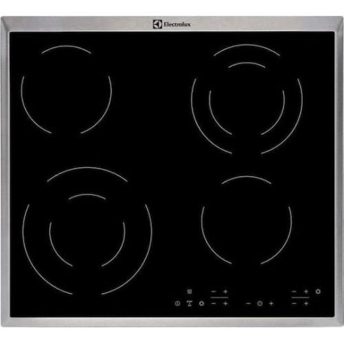 Εστία Αυτόνομη Κεραμική Electrolux EHF6342XOK 4 Θέσεων 57,6x51,6εκ Μαύρη