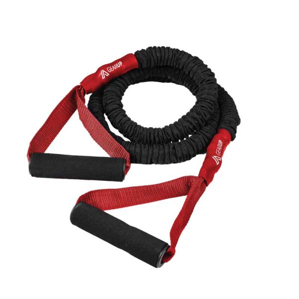 Λάστιχα Αντίστασης με Επένδυση GearUp Κόκκινο : 25 lbs στα 5 x 11mm (Heavy) Λάστιχα Αντίστασης με Επένδυση GearUp Κόκκινο : 25 lbs στα 5 x 11mm (Heavy)