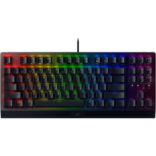 Razer BLACKWIDOW V3 TENKEYLESS Mechanical Gaming Keyboard GR Layout - Green Switches (RZ03-03491100-R3P1)