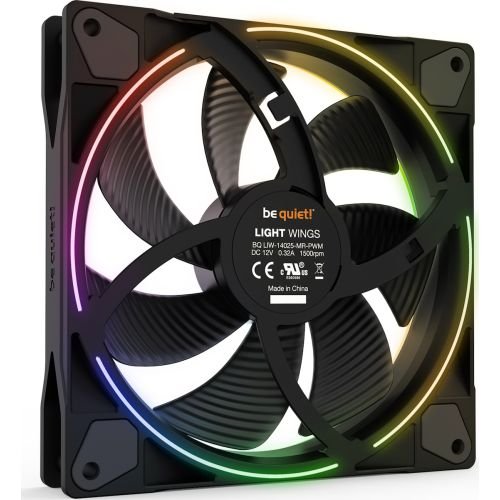 be quiet! Light Wings | 140mm PWM Triple Pack Computer case Fan 14 cm Black 1 pc(s) (BL078)