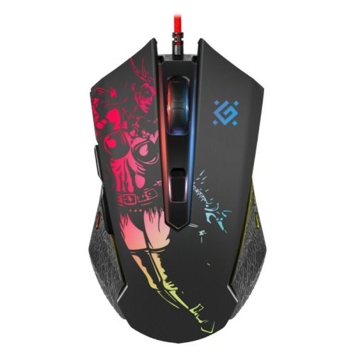 Gaming, optic, wired mouse DEFENDER GM-880L WARFAME 12800dpi 8P RGB (52933)