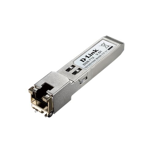 D-LINK - SFP 10/100/1000 BASE‑T Copper Transceiver (DGS-712)