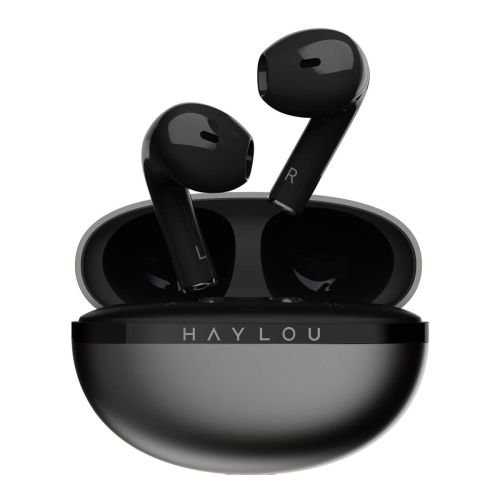 Haylou X1 2023 Black - Bluetooth TWS Semi-Ear Earbuds Bt 5.3 12mm dynamic coil 24h IPX4 Waterproof (X1 2023-BK)