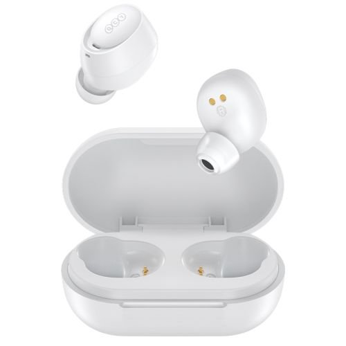 QCY Arcbuds Lite T27 White, Bluetooth 5.3 ENC IPX4 Sweatpfoof 8h - 32h battery, 68ms latency (6957141408162)