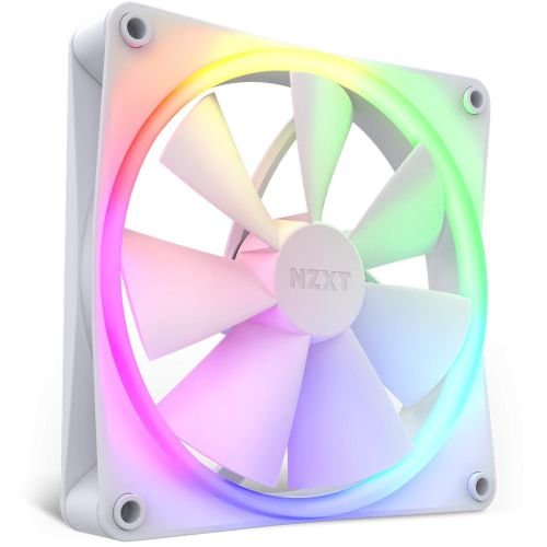 NZXT F140RGB White 140ΜΜ Fluid Dynamic Bearing Quiet Airflow Fan (RF-R14SF-W1)