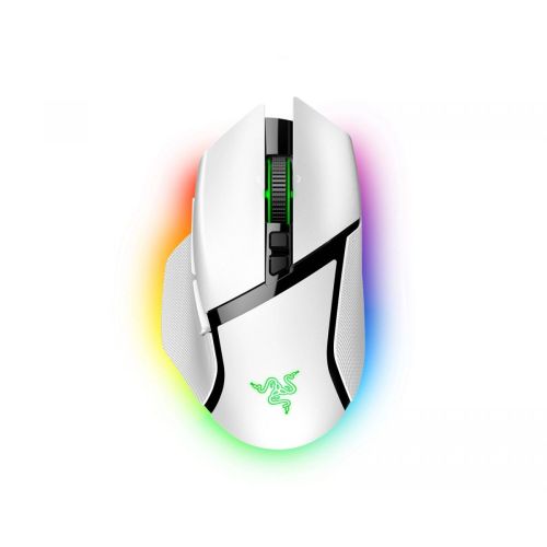 Razer BASILISK V3 PRO WHITE WIRELESS - Optical Switches - Tilt Wheel - 11 Buttons - 30k Sensor (RZ01-04620200-R3G1)