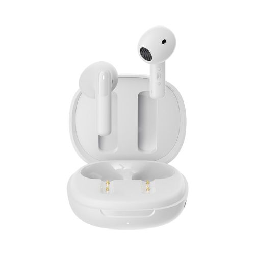 QCY AilyBuds E20 White- Hybrid ANC Semi-Ear TWS earbuds 6mics 13mm dynamic driver IPX4 BT5.4 35h (QCY-HT13 White)