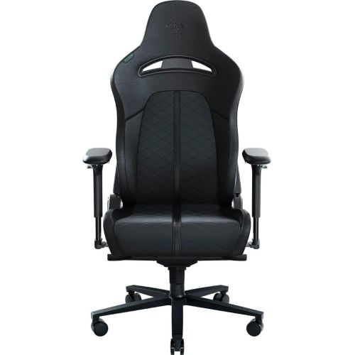 Razer ENKI BLACK Gaming Chair - Built-in Lumbar Arch Memory Foam PU Leather Adjustable Recline (RZ38-03720300-R3G1)