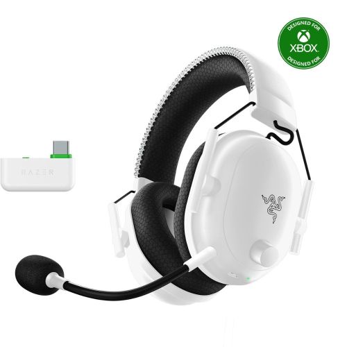 Razer BLACKSHARK V2 PRO White For XBOX – Wireless Gaming Headset – 70h Battery – 2.4GHz/BT (RZ04-04530400-R3M1)