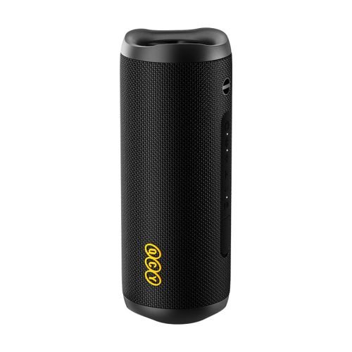 QCY SP7 Black -  Portable Bluetooth Speaker w Stereo Sound 40W, Mic for Calls, RGB Light Show (QCY-SP7 Black)