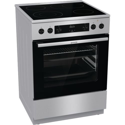 Κουζίνα Gorenje GECS6C70XPA 71lt με Κεραμικές Εστίες Π60εκ. Inox