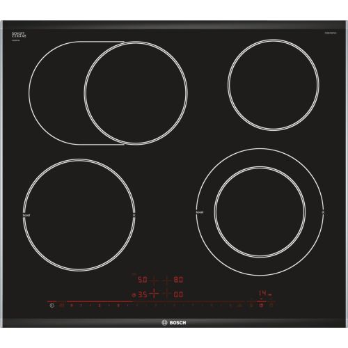 Εστία Αυτόνομη Κεραμική Bosch Serie 8 PKN675DP1D 4 Θέσεων 60cm Μαύρη