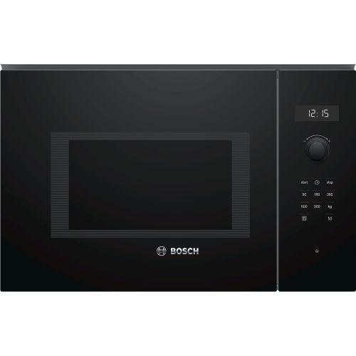 Φούρνος Μικροκυμάτων Εντοιχιζόμενος Bosch Serie 6 BFL554MB0 25lt 900 W Μαύρος