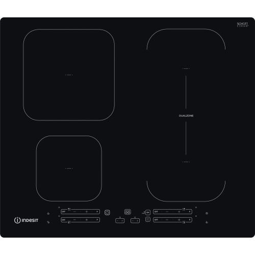 Εστία Αυτόνομη Επαγωγική Indesit IB 65B60 NE 4 Θέσεων 59x51εκ. Μαύρη