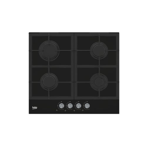 Εστία Αυτόνομη Υγραερίου Beko HILG 642C5 SB 4 Θέσεων 59x52εκ. Μαύρη