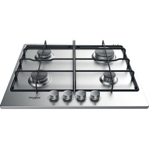 Εστία Αυτόνομη Υγραερίου Whirlpool TGML 650 IX 4 Θέσεων 58x51cm Inox