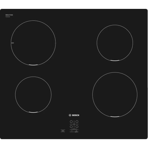 Εστία Αυτόνομη Επαγωγική Bosch PUG611AA5E 4 Θέσεων με Λειτουργία Κλειδώματος 59.2x52.2εκ. Μαύρη