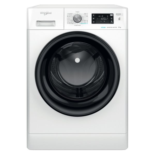 Πλυντήριο Ρούχων Whirlpool FFB 8458 BV EE 8kg B 1400 Στροφών με Ατμό Λευκό Πλυντήριο Ρούχων Whirlpool FFB 8458 BV EE 8kg B 1400 Στροφών με Ατμό Λευκό