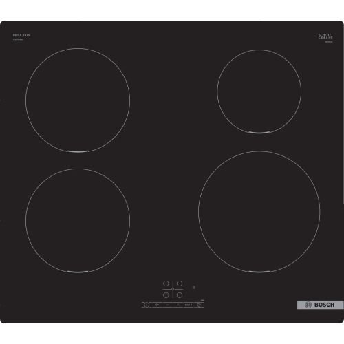 Εστία Αυτόνομη Επαγωγική Bosch Serie 4 PUE611BB5E με Λειτουργία Κλειδώματος  59x52εκ.
