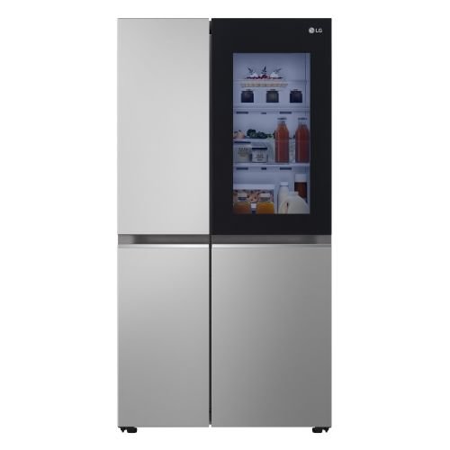 Ψυγείο Ντουλάπα LG GSVV80PYLL 655lt Ε Full No Frost Υ179xΠ91.3xΒ73.5cm Inox