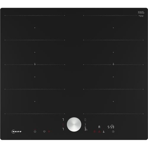 Εστία Αυτόνομη Επαγωγική Neff T66PTX4L0 N 90 4 Θέσεων 2 Flex Zone Home Connect  57,2x51.2εκ Μαύρη