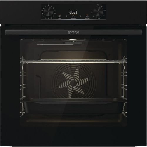 Φούρνος Άνω Πάγκου Gorenje BOP6737E02BK 77lt A Π59.5εκ.με Πυρόλυση Μαύρος