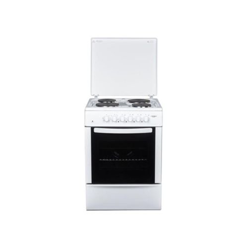 Κουζίνα Crown CR-60E60V 62lt με Εμαγιέ Εστίες Π60εκ. Λευκή