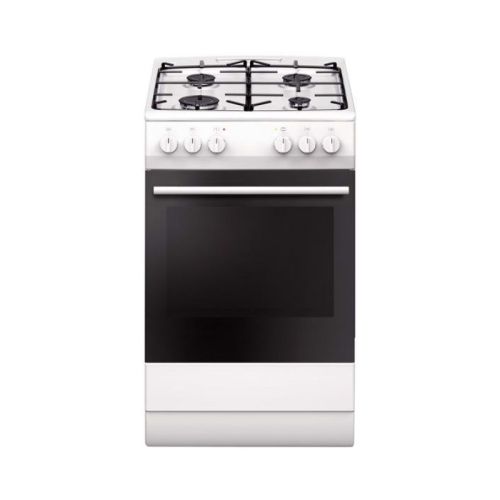 Κουζίνα Amica 510GE3.33ZpQ(W) 62lt Α με Εστίες Υγραερίου και φούρνο Ρεύματος 50εκ Λευκή