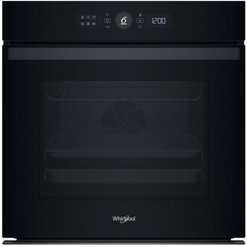 Φούρνος άνω πάγκου Whirlpool WOI4S8HM2SBA 73lt, χωρίς Εστίες, με Ατμό και Υδρόλυση, Α+, Μαύρος