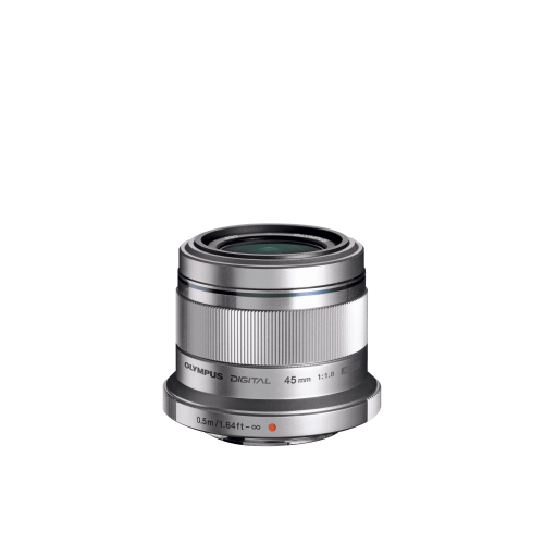 Olympus 45mm 1:1.8 SILVER M.ZUIKO DIGITAL (ET-M4518) Lense Micro FT (V311030SE000)