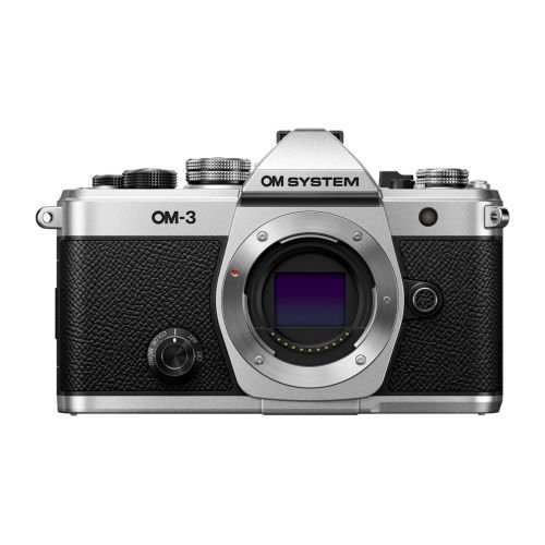 Olympus OM-System OM-3 body silver, CB-USB13 USB cable, Shoulder strap, Instruction manual, Warranty (V210050SW000)