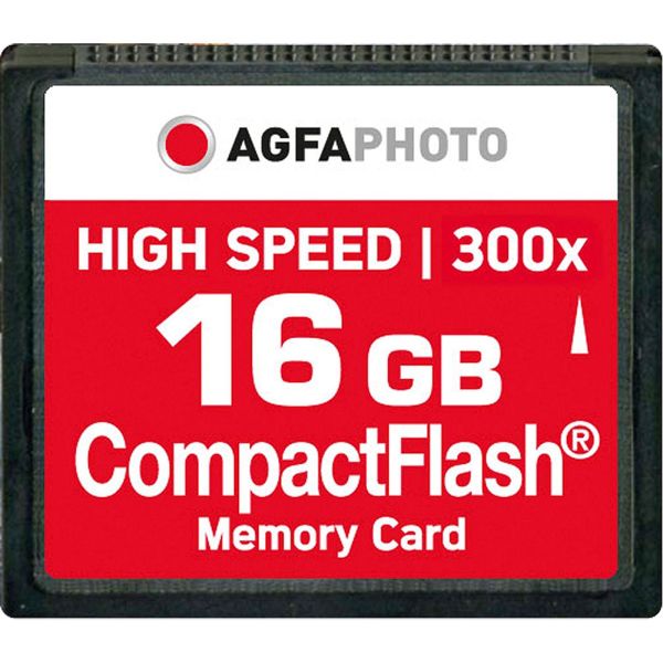 AgfaPhoto Compact Flash     16GB High Speed 300x MLC (10434)