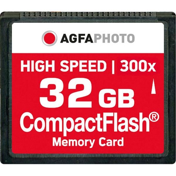 AgfaPhoto Compact Flash     32GB High Speed 300x MLC (10435)