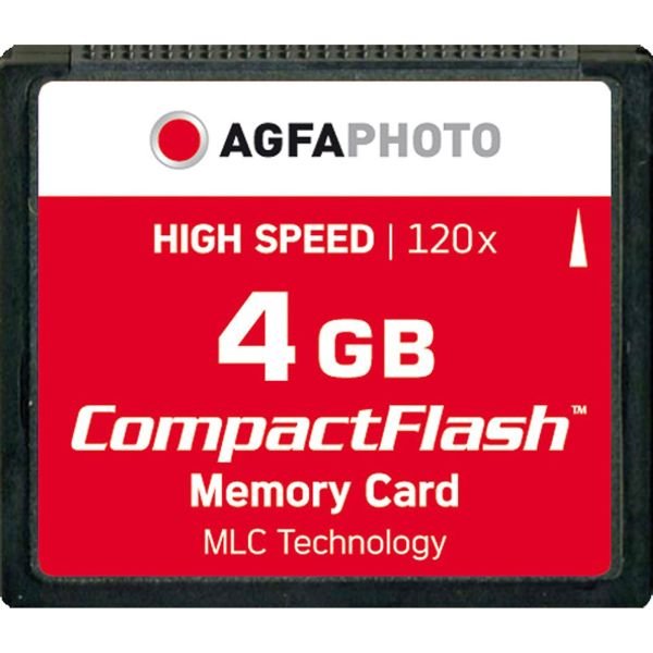 AgfaPhoto Compact Flash      4GB High Speed 120x MLC (10432)