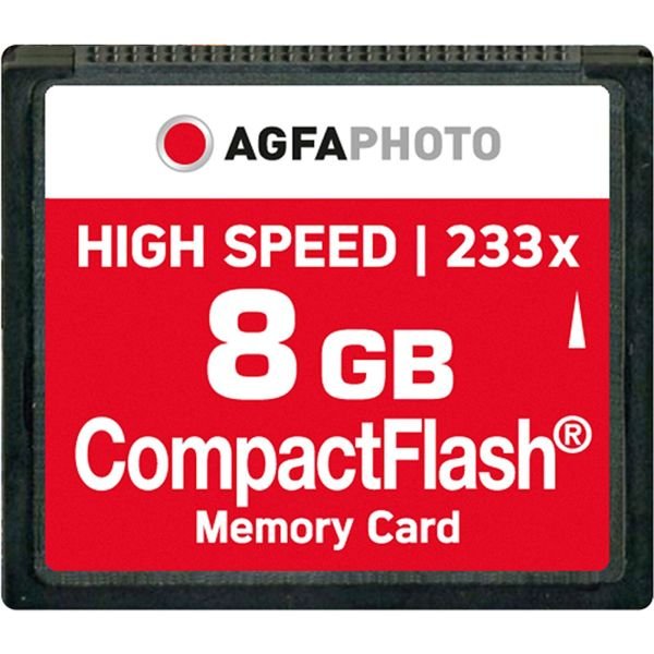 AgfaPhoto Compact Flash      8GB High Speed 233x MLC (10433)