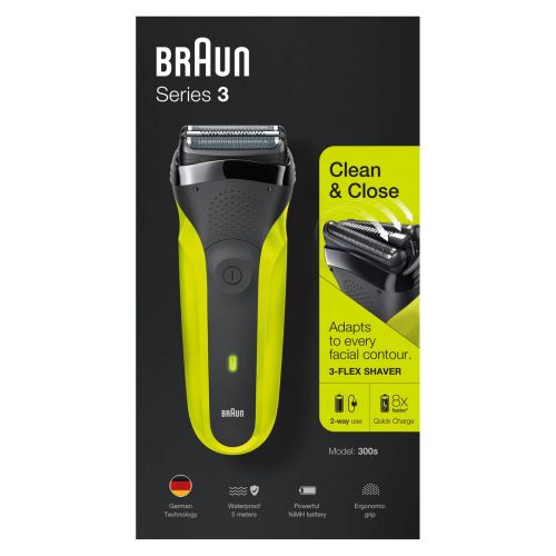 Braun Series 3 300s black/green (276326)