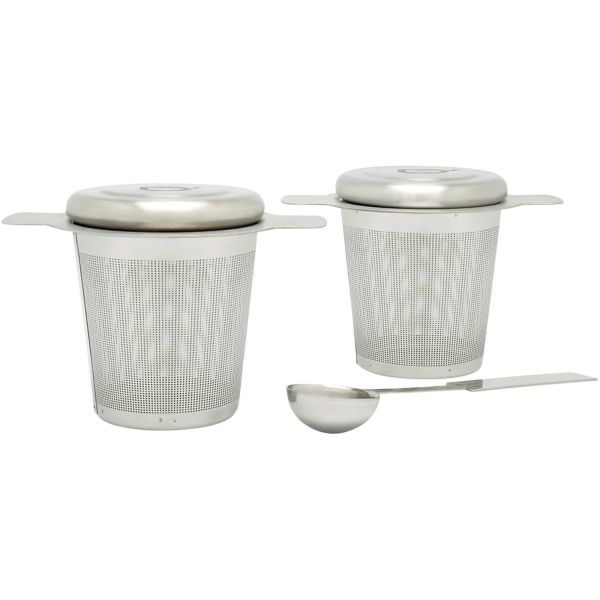 Bredemeijer 2x stainless steel filter with tea spoon 191003 (191003)