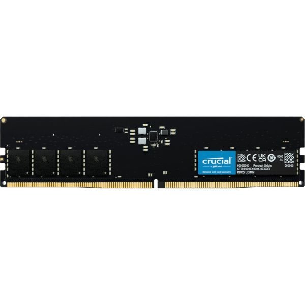 Crucial 16GB DDR5-4800 UDIMM CL40 (16Gbit) (CT16G48C40U5)