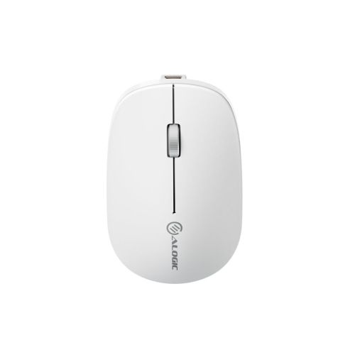 Alogic Echelon Bluetooth Wireless Mouse White (AMBT4KWH)
