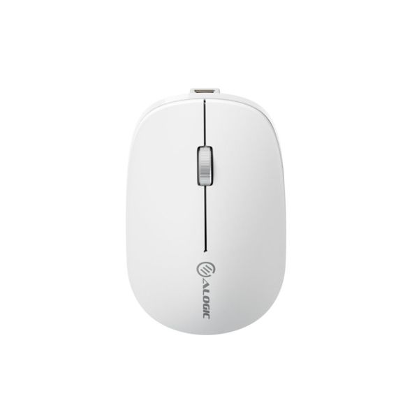 Alogic Echelon Bluetooth Wireless Mouse White (AMBT4KWH)