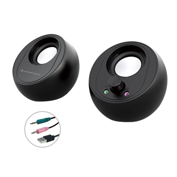 Conceptronic BJORN01B 2.0-Channel-Computer-Speaker (BJORN01B)