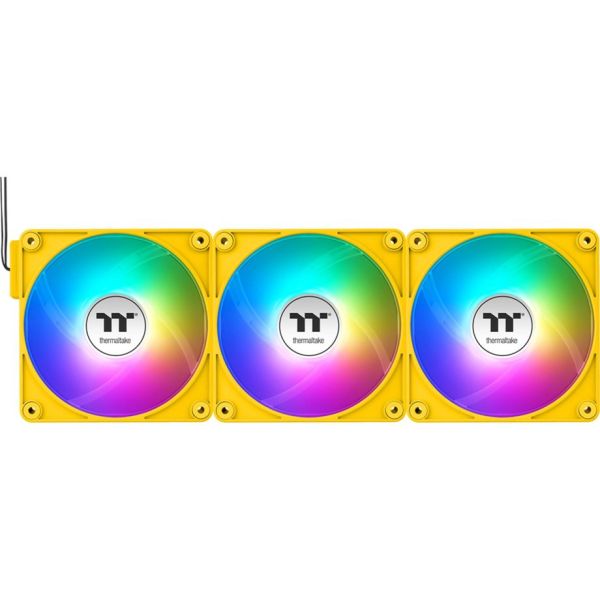 Thermaltake CT120 EX Reverse Fan Bumblebee 3 Pack ARGB Sync (CL-F223-PL12BB-A)