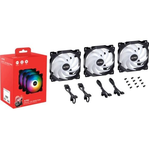 ADATA XPG VENTO 120 3er PACK LÃFTER RGB BLACK (75261454)