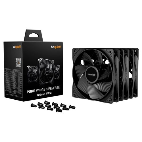 be quiet! Pure Wings 3 120mm PWM Reverse 3-Pack (BL137)